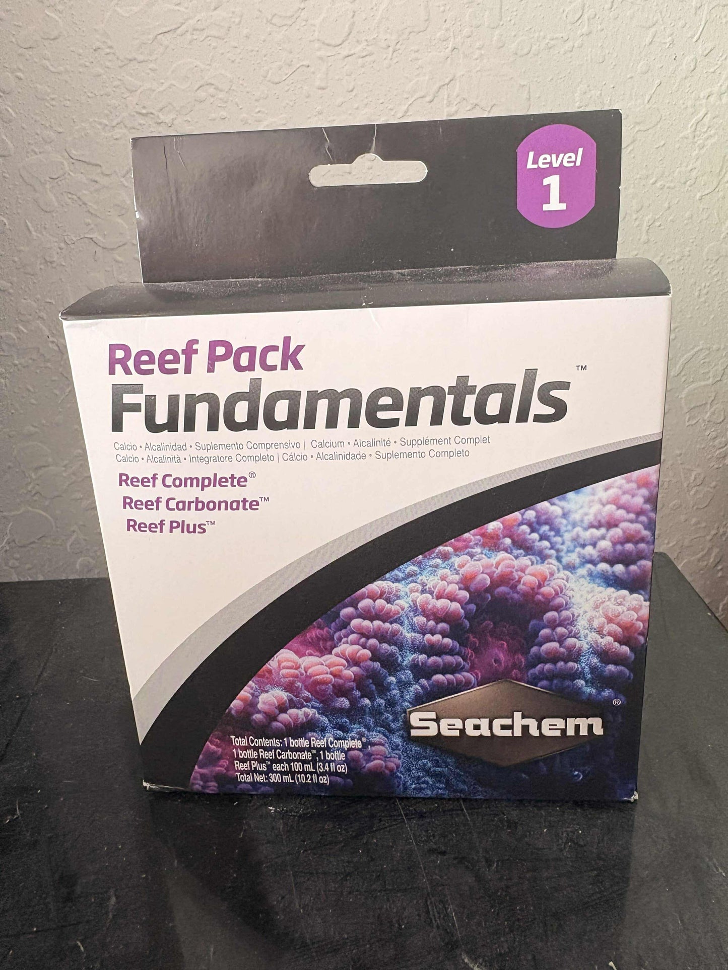 Seachem Reef Pack Fundamentals Fish & Aquatic Life Reef Water Treatment, 3.3 Oz