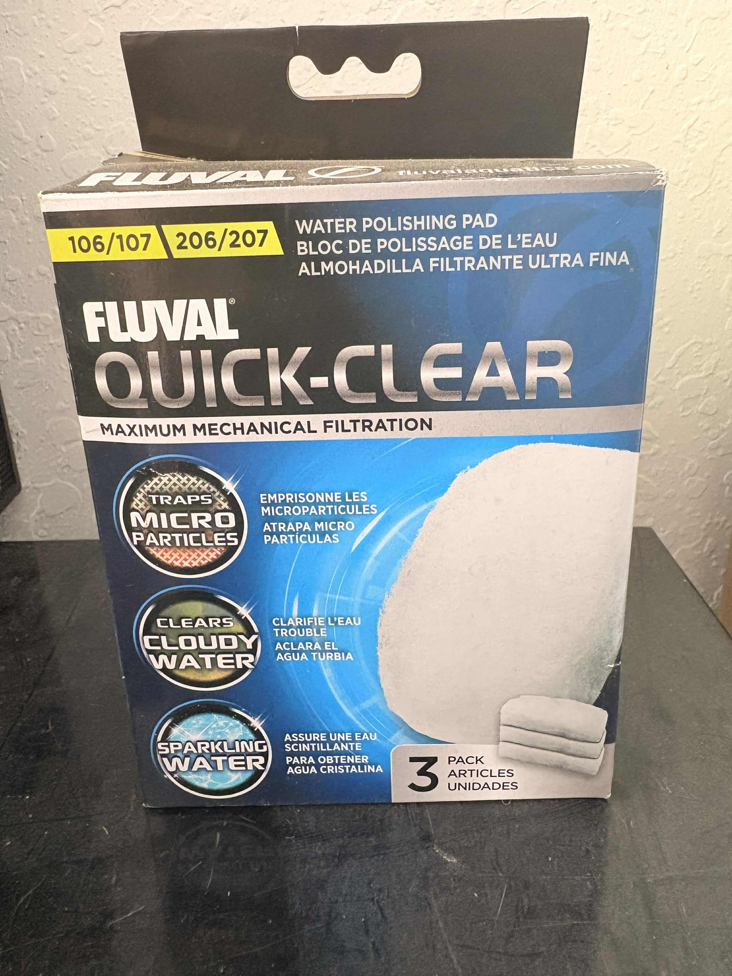 FluFluval® Quick Clear Water Polishing Pad 106/107/206/207 3PK
