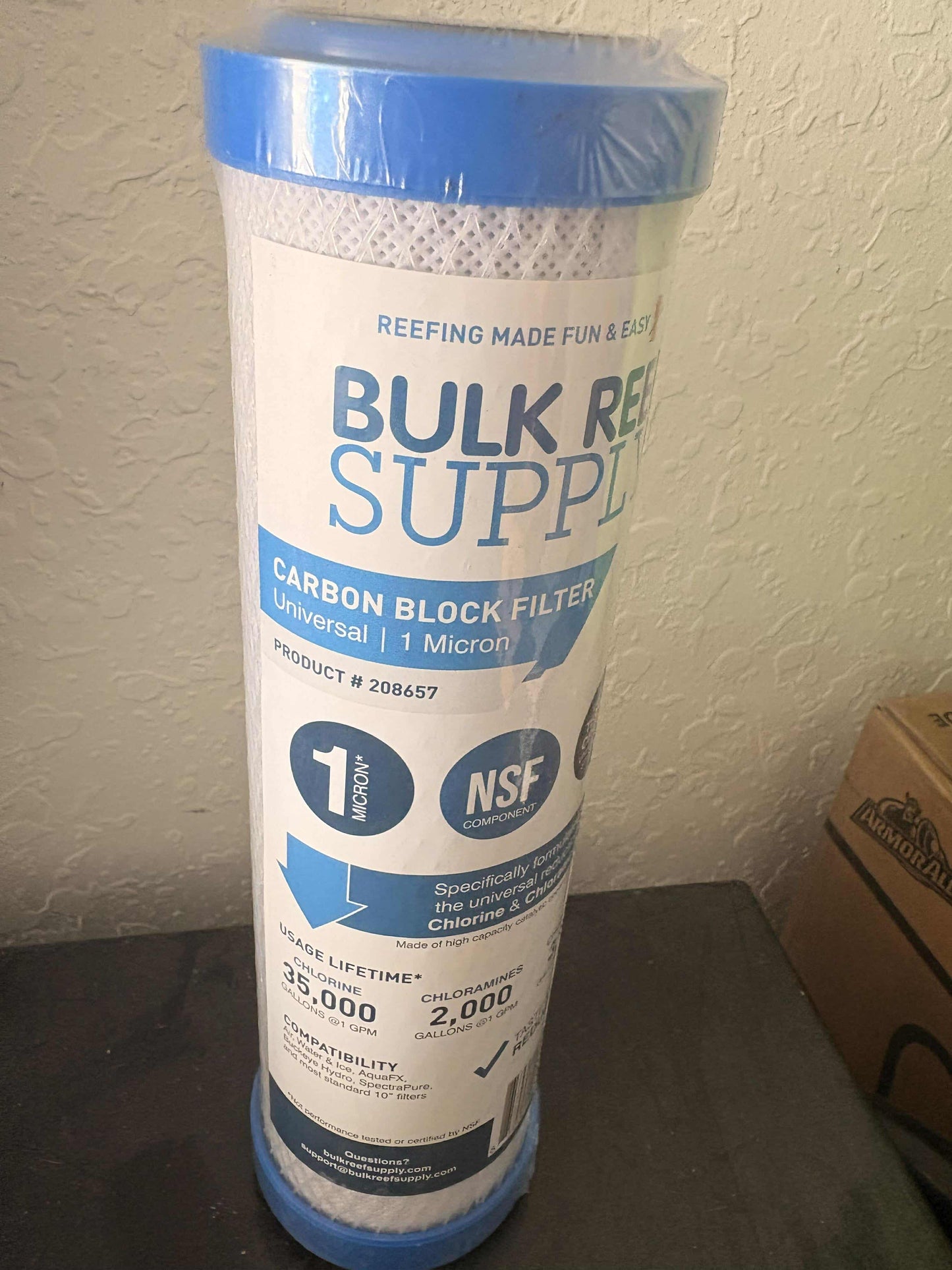 Bulk Reef Supply Universal Carbon Block Filter - 1 Micron